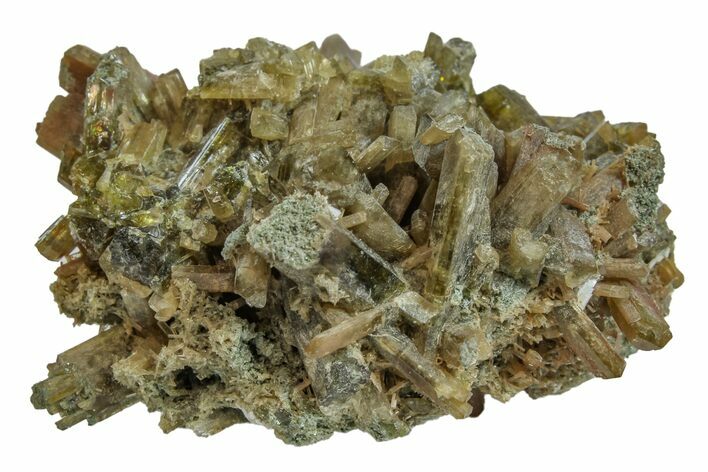 Clinozoisite Crystal Cluster - Peru #169637